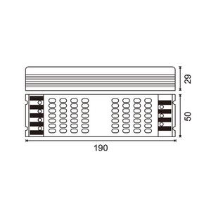 Fuente de alimentación de 60W regulable 0-10V 12VDC para iluminación LED, ideal para regular la intensidad luminosa en espacios. - Product Image 1