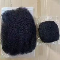 Extensions de cheveux humains vierges brésiliens Afro Kinky Remy en vrac, aspect naturel, 12, 14, 16, 18 pouces, 30g, vente en gros