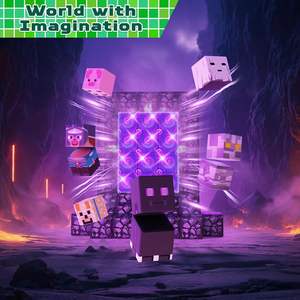 Jouets <span class=keywords><strong>de</strong></span> Blocs <span class=keywords><strong>de</strong></span> Construction Magnétiques Portail Forestier, Cubes Magnétiques, Jouets Magnétiques pour Cadeaux d'Anniversaire Montessori pour Tout-Petits - Product Image 6