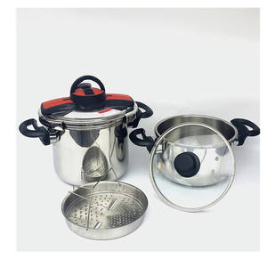 4 + 6l Roestvrijstalen Snelkookpan 304 Industriële Ollas De Acero Onoxiderbare Snelkookpan - Product Image 1