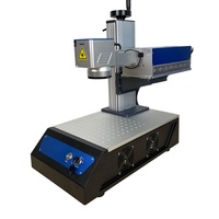 Machine de marquage laser à fibre UV 355 nm, nouvelle haute productivité, gravure refroidie par air pour verre acrylique, prise en charge des formats DXF/PLT/BMP/AI/DWG
