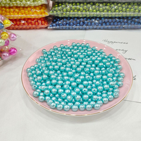 Perles ABS Rondes Amples Colorées de 4 à 16 mm en Promotion pour la Fabrication de Bijoux, DIY et Accessoires de Décoration de Robe de Mariée