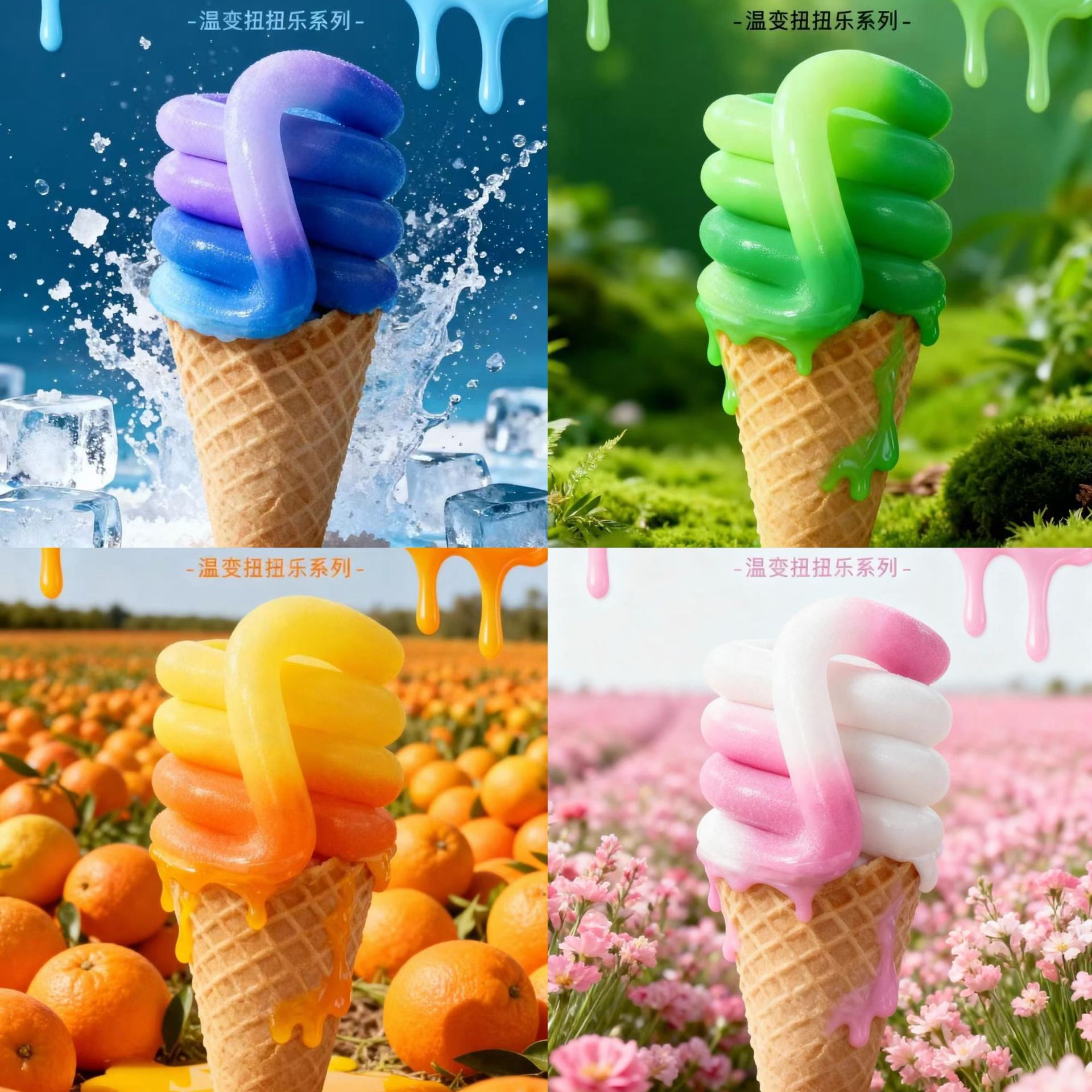 Paquete Combinado - Juego de 4 Piezas con Temperatura Variable