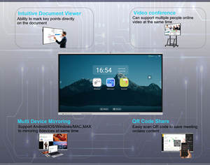 Tableau blanc interactif à écran tactile de 75 pouces, 4K Android <span class=keywords><strong>OPS</strong></span> - Product Image 3