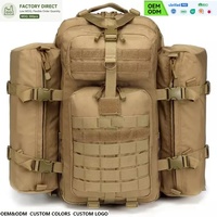 900D Oxford Résistant À L'eau En Plein Air Sport Crossfit Gym Mochila Forme Physique de Trekking Sac 45L Molle Tactique Camping En Plein Air Sac À Dos