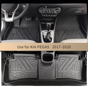 Juego completo personalizado de alta calidad antideslizante 3D TPE alfombrillas de coche bandeja de maletero alfombra de coche para <span class=keywords><strong>KIA</strong></span> Soluto - Product Image 3