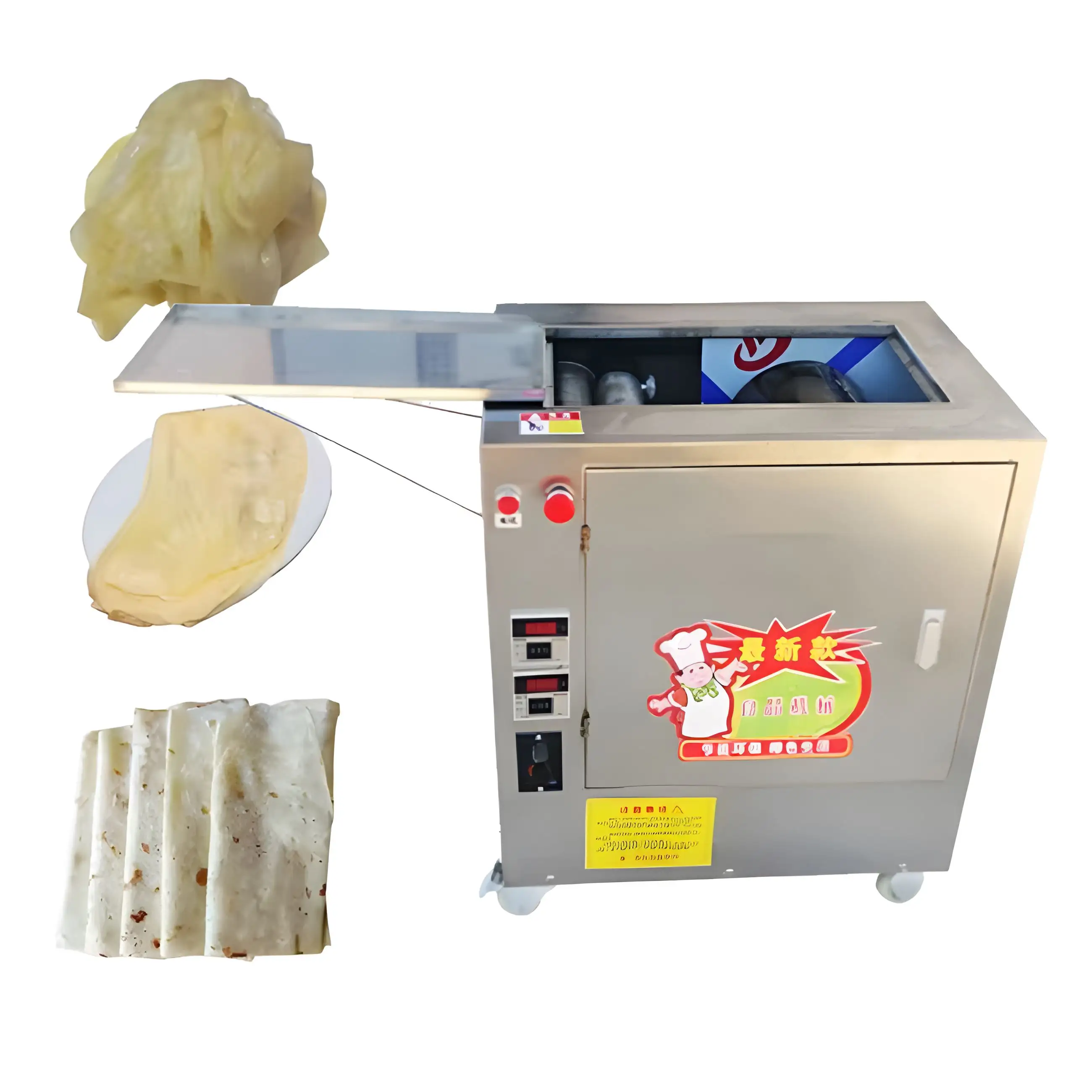 America shawarma machine à pain plat plateau de service à pain en acier inoxydable machine à pain pita arabe