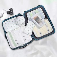 Nouveaux cubes de rangement pour bagages, 7 pièces, organiseur de voyage pour valises, bagages à main, trousse de toilette de voyage