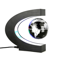 Globe Terrestre Rotatif Lampe de Lévitation Magnétique, Sphère Flottante