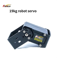 Servo Feetech 12V 30KG TTL Programable, Actuador Inteligente para Robot con Motor DC de Engranajes Metálicos para RC, para Juguetes a Control Remoto STS3215
