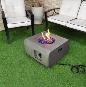 Foyer de jardin carré au propane à haute efficacité de 40 000BTU avec coins arrondis Décoration de jardin élégante - Product Image 3