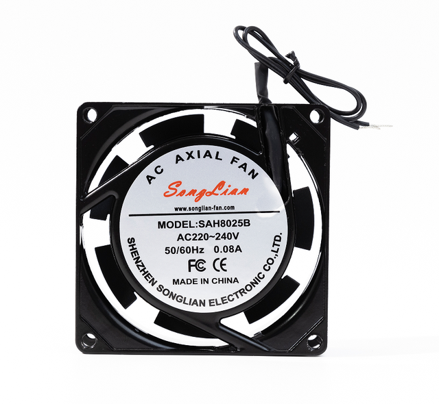 IP55 Waterproof Low Noise 80x80x25mm AC 100-125V 200-240V High Performance Brushless COOLING FAN for Outdoor Power Supply