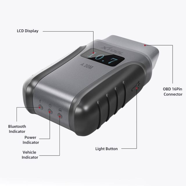 Xtool A30m OBD2 Car All Systems Diagnostic Tools XTOOL Anyscan ABS EPB DPF Reset OBD 2 Automotive Scanner Anyscan