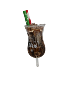 Ornements de verre teinté faits à la main pour boissons, décorations d'arbre de Noël pour hôtels et restaurants avec finition imitation antique