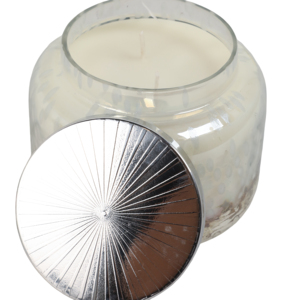 Candela Profumata in Barattolo di Vetro, Moderna e Decorativa, Piccola Candela a Colonna per Interni - Product Image 5