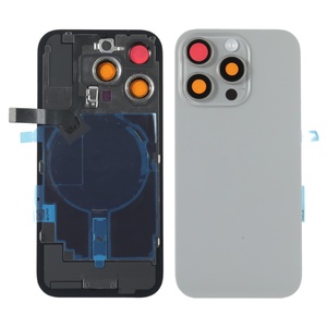 Coque arrière pour iPhone 14 15 16, boîtier de protection complet pour iPhone, pièces de rechange en verre, accessoire magnétique avec NFC - Product Image 1