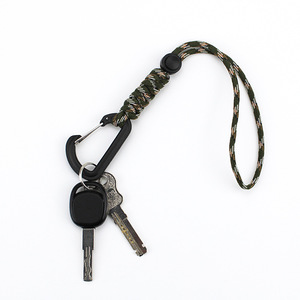 Al Aire Libre táctico Metal y Nylon para gancho mochila mosquetón Camping emergencia llavero Anti portátil - Product Image 5