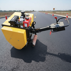 Mini 350kg handbediende enkelvoudige trommelcompactor, loop-achter trilroller, hoge prestaties, betaalbare prijs - Product Image 1