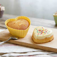 Moules à cupcakes en silicone réutilisables multiformes, lot de 20, antiadhésifs, pour muffins, fête, Halloween, Noël, bonbons, gelée