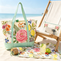 Sac de Mahjong américain imprimé tendance, léger et robuste, pour ensemble de jeu de Mahjong occidental