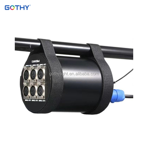 Divisor DMX Amplificador de señal de 6 vías Distribuidor de señal de luz de escenario Powercon a través de tamaño <span class=keywords><strong>mini</strong></span> - Product Image 3