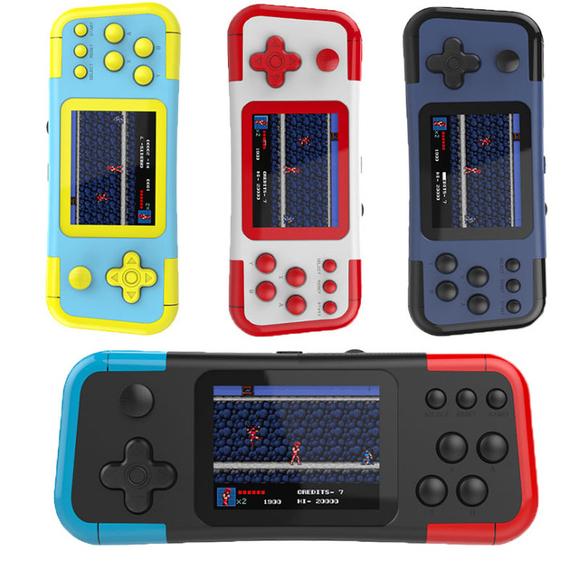 New A12 Handheld Game Console Dual Joysticks Nostalgic Retro Mini Design Large Screen 666 Built-In Games 8-Digit OS No Battery