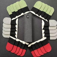 Murah 5 Pasang/ Kantong Sarung Jari Gaming Nirkabel Dua Warna Anti-Selip Ultra-Tipis untuk Esports PUBG