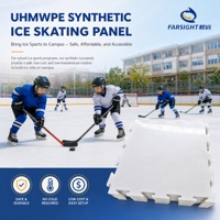 Panneaux de glace synthétique UHMWPE toutes saisons, plaques de patinoire artificielle, surface de patinage intérieure et extérieure