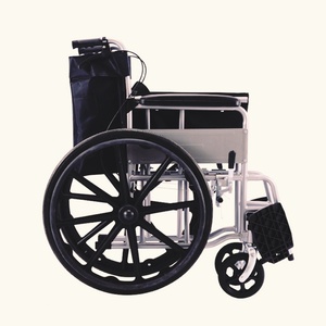 Kursi Roda Lipat Lansia Ekonomis Dapat Disesuaikan Klasik Murah Kaki Lipat Rendah Manual Ringan - Product Image 3