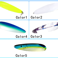 MISTER LURE Leurre Cuillère Métallique 20.32cm 22.86cm avec Hameçon Triple, Personnalisable, 94g 125g, Action Nageante