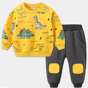<span class=keywords><strong>Abbigliamento</strong></span> per Bambini, Tuta Sportiva in Cotone per Studenti, Nuovo Completo a Maniche Lunghe con Animali per Ragazzi, Comodo e alla Moda - Product Image 4