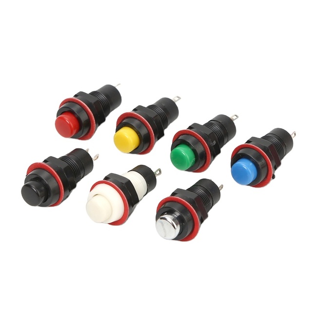 DS-211 10mm  Push Switch  on off /2 Pin Push Button Switch