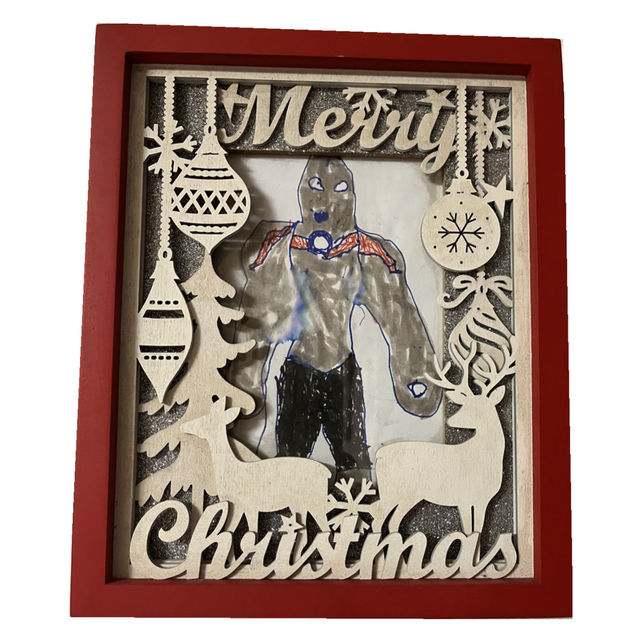 Wholesale Custom 3D LED Bamboo MDF Carving Wooden Photo Frames with Custom Logo Size Options Wood Color Decorative Wall Signs