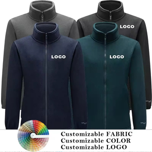 Veste en micro <span class=keywords><strong>polaire</strong></span> à fermeture éclair, à manches longues, pour homme et <span class=keywords><strong>femme</strong></span>, de haute qualité, écologique, avec logo personnalisé, pour l'automne et l'hiver - Product Image 2