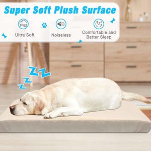 Funda Impermeable para Cama de Perro LY, Resistente, con Diseño Sólido, Forro para Caseta con Base Antideslizante, Material de Fibra, Silenciosa - Product Image 2