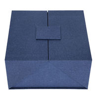 Boîtes en papier rigide magnétiques à double porte personnalisées, boîtes cadeaux exquises à revêtement mat, boîtes d'emballage cosmétique