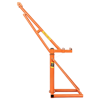 Mini-grue d'extérieur rotative à 360 degrés avec bras, pour travaux de toiture mobiles, fournie par Monkey Outdoor Crane Factory