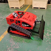 Mesin pemotong rumput rc robot otomatis Mini pisau pemotong rumput gps