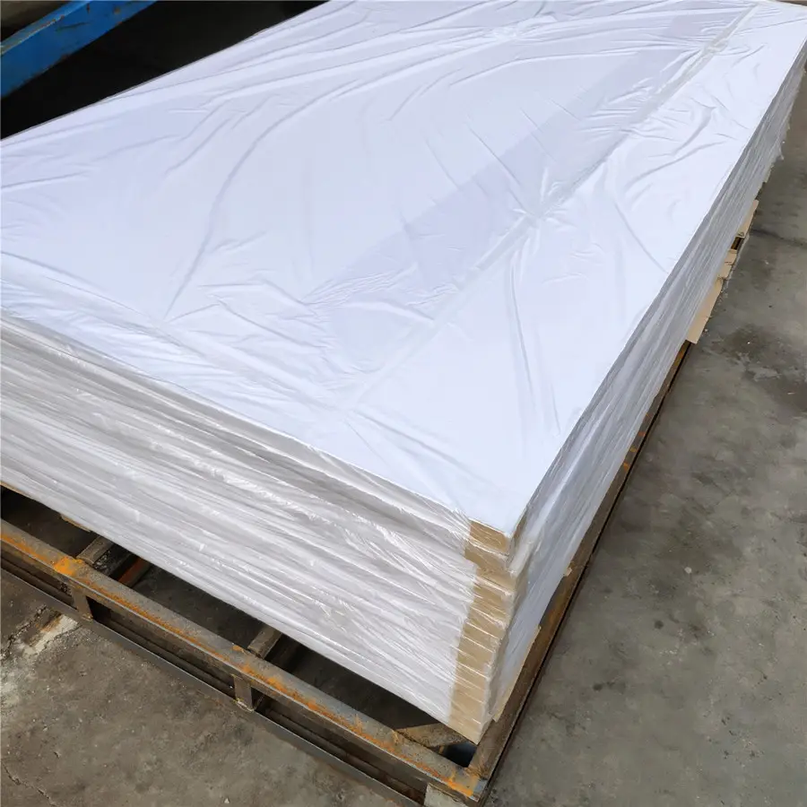 Usine haute densité meilleur prix feuille de pvc blanc feuille de forex PVC panneau de mousse de PVC