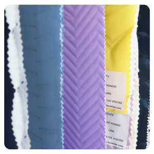 50D 100% Polyester Pongee <strong>Fabric</strong> for Garments <strong>Double</strong>-<strong>Faced</strong> <strong>Quilted</strong> Jacket with Breathable Windproof Anti-Static Features - Product Image 4