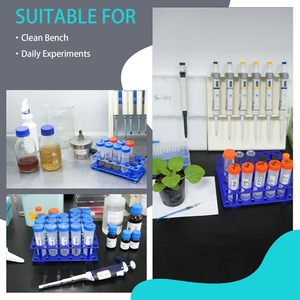 Soporte Desmontable de PP Naranja para Uso en Laboratorio, Resistente a Químicos, Protección IP56 para Porta Tubos para Tubos de Centrífuga de 10 ml, 15 ml y 50 ml, 56 - Product Image 5