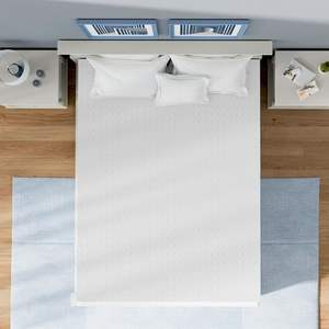 Surmatelas en mousse à mémoire de forme King Queen Size coussin en latex ventilé haute <span class=keywords><strong>densité</strong></span> Design traditionnel anti-pression hôtels pliable - Product Image 1