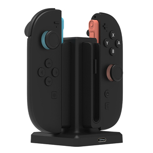 Base de Carga Magnética Rápida 4 en 1 para NS 2, Estación de Carga USB-C <span class=keywords><strong>con</strong></span> Indicador LED para <span class=keywords><strong>Nintendo</strong></span> <span class=keywords><strong>Switch</strong></span> 2 Joy-<span class=keywords><strong>Con</strong></span> - Product Image 4