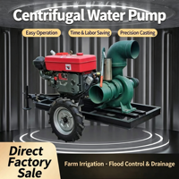 Pompe centrifuge diesel haute pression DaringFish 8HP, débit 60 m³/h, hauteur de refoulement 40 m, construction métallique pour surpression de système d'irrigation