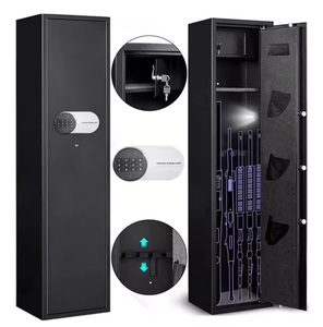 Điện tử mật khẩu mở khóa 5 Súng cao an ninh kim loại súng tủ nhà an toàn tủ - Product Image 3