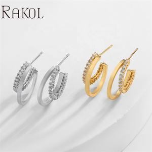 Lacole EP5606 joyería de moda pendientes de circonita cúbica para mujer - Product Image 5