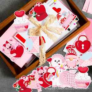 Valentine's Day Sticky Notes High Stickiness High Quality Office Learning Memo <b>Pad</b> Enterprise Customized LOGO Business Gifts - Product Image 6