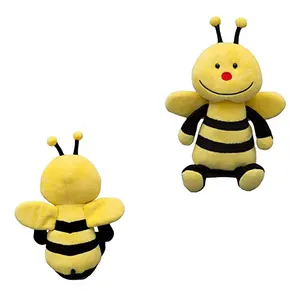 定制软大黄蜂毛绒毛绒蜜蜂飞翼毛绒玩具