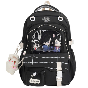 Large Capacity Lightweight Colorful Fashion <b>Backpack</b> for School Students Waterproof Zipper Candy Pattern for Boys Girls Kids - Product Image 1