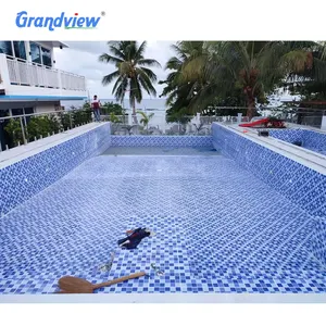 Şeffaf akrilik yüzme havuzu paneli aile için 100mm akrilik cam yüzme havuzu